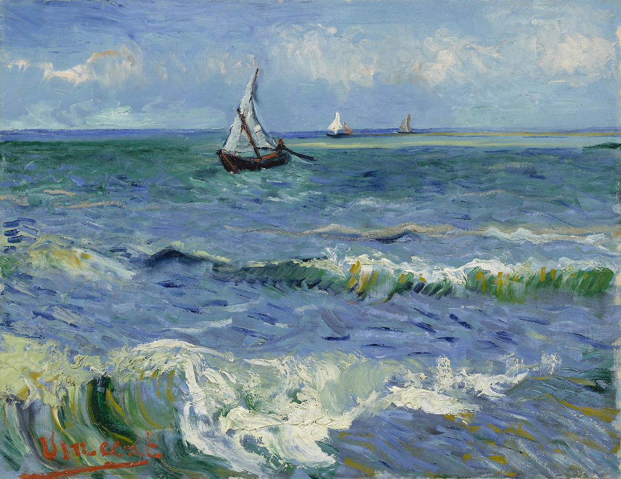 Seascape near Les Saintes-Maries-de-la-Mer 1988.jpg