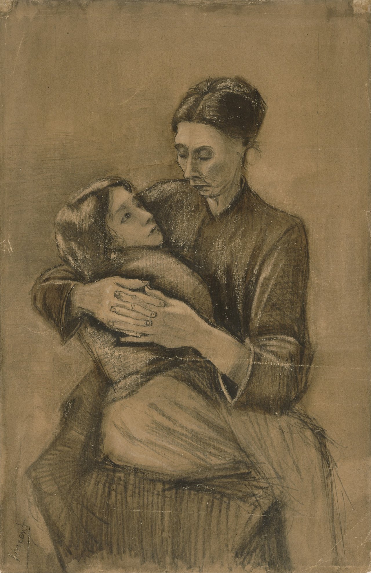 Woman with a Child on her Lap,The Hague, March 1883.jpg
