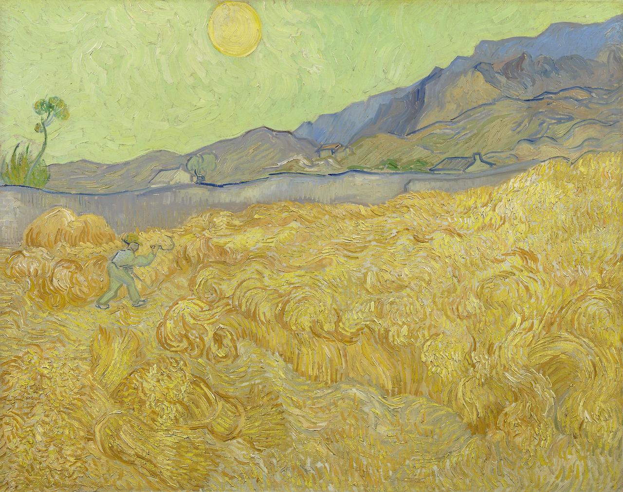 Wheatfield with a Reaper,Saint-Rémy-de-Provence, September 1889.jpg
