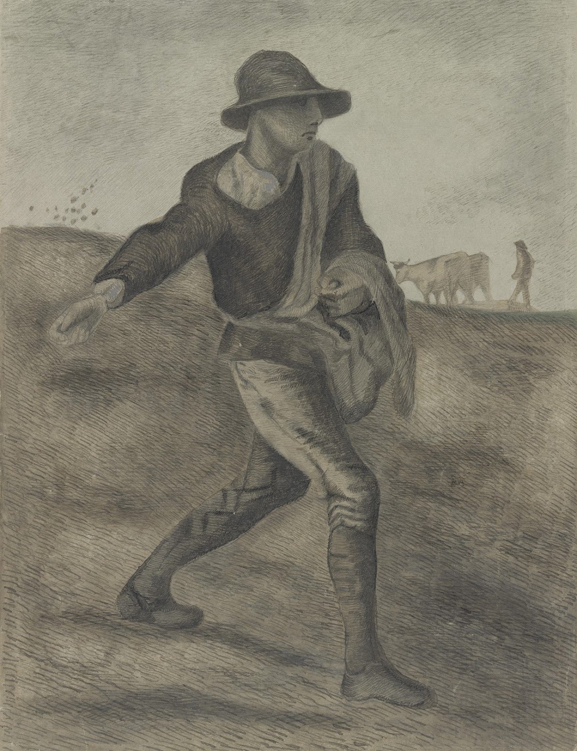 The Sower (after Millet) Vincent van Gogh (1853 - 1890), Etten, April 1881.jpg