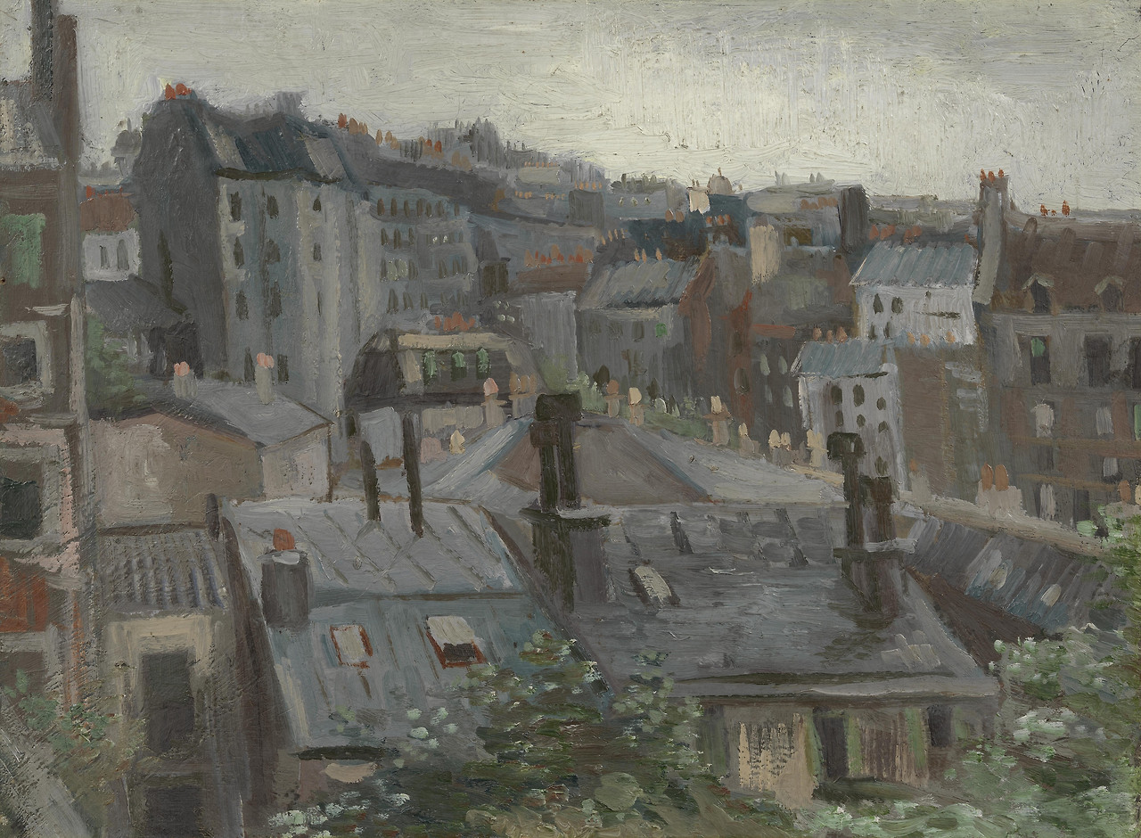 View from Vincent's Studio,Vincent van Gogh (1853 - 1890), Paris, June 1886.jpg