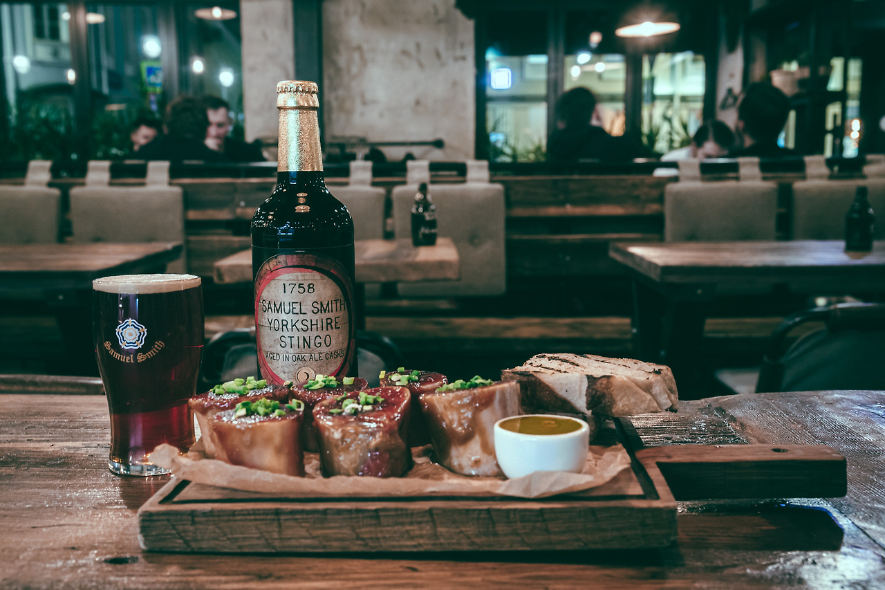 Roasted and caramelized Bone Marrow in miso and cilantro sauce.jpg