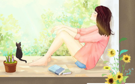 —Pngtree—girl weekend lazy afternoon lazy_4111798.jpg