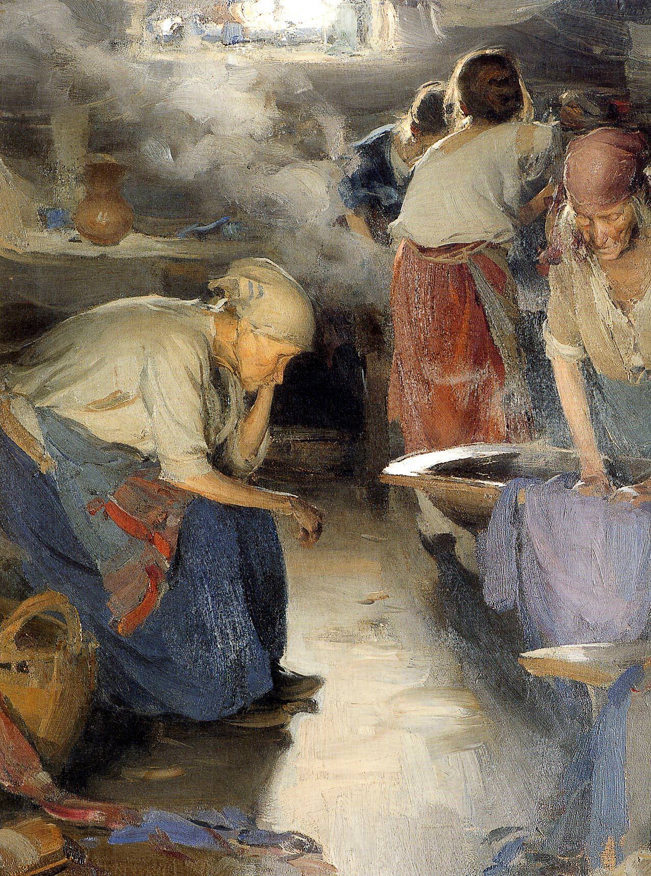 Abram Efimovich Arkhipov - The Washer Women [1899].jpg