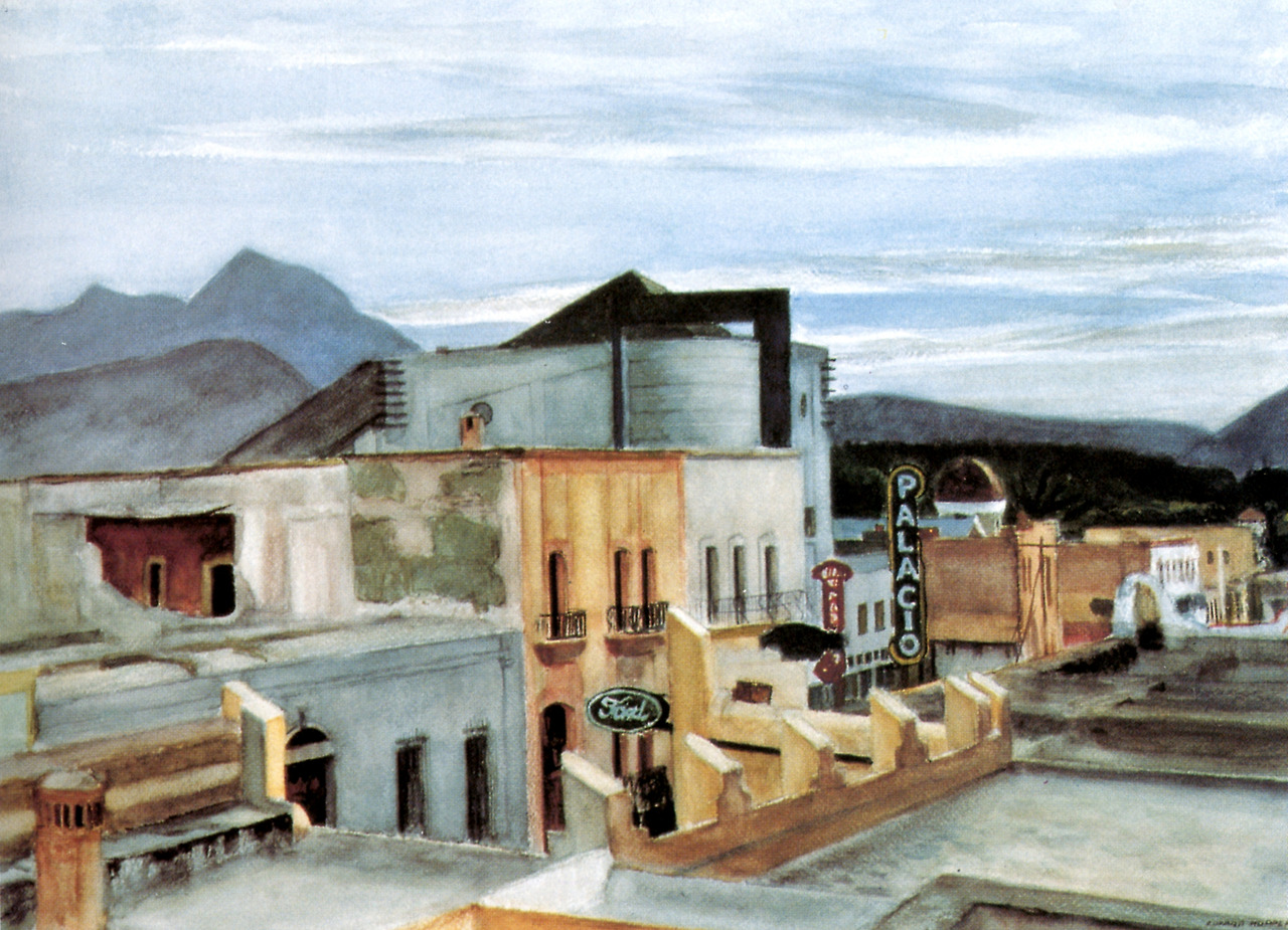 El Palacio  1946. Watercolor on paper. 52,7 x 72,7 cm. Whitney Museum of American Art, New York. 5.jpg
