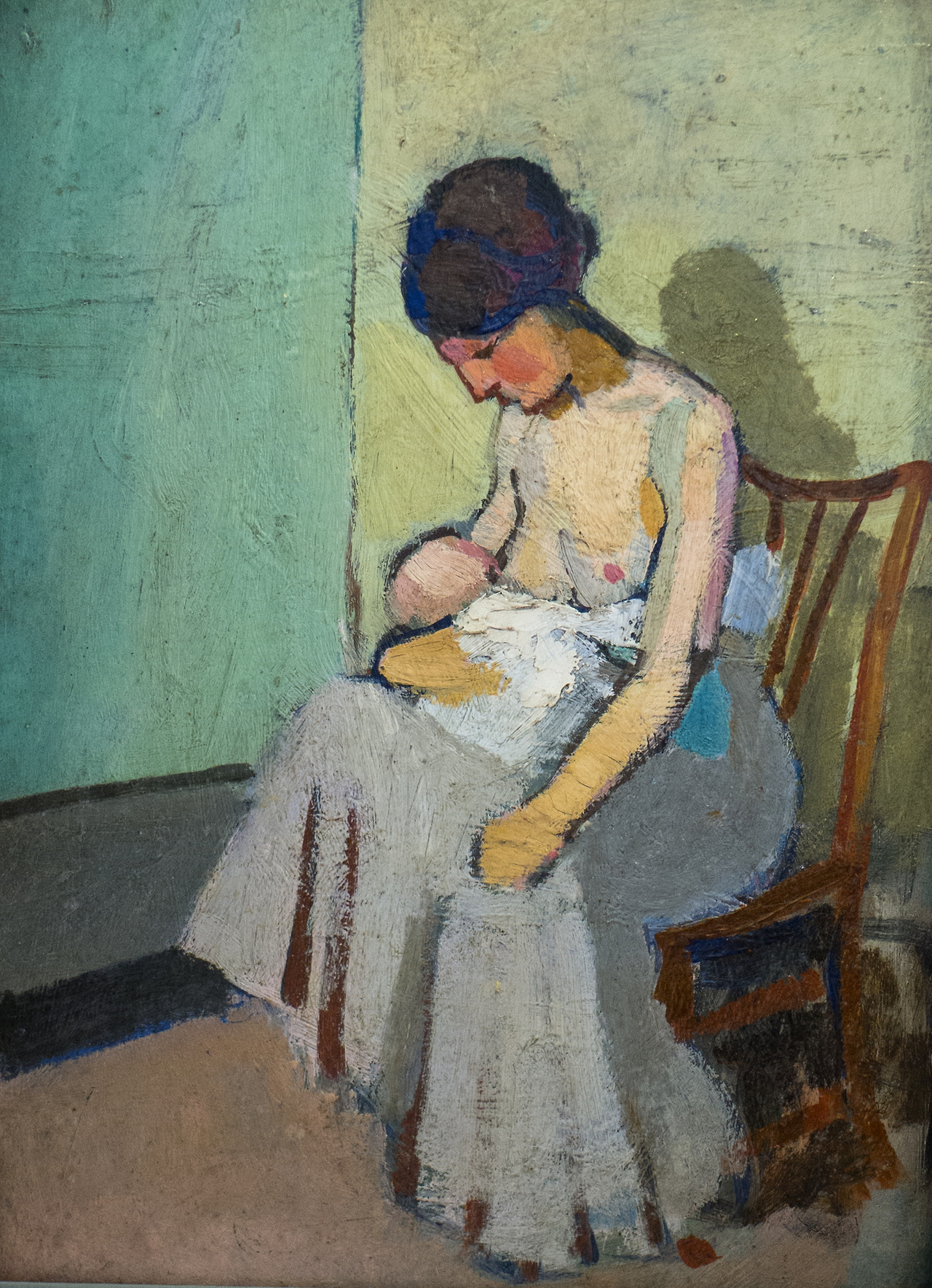 Maurice Marinot (Troyes, 1882 - 1960) %22Femme allaitant%22 musée Déchelette, Roanne (Loire, France).jpg