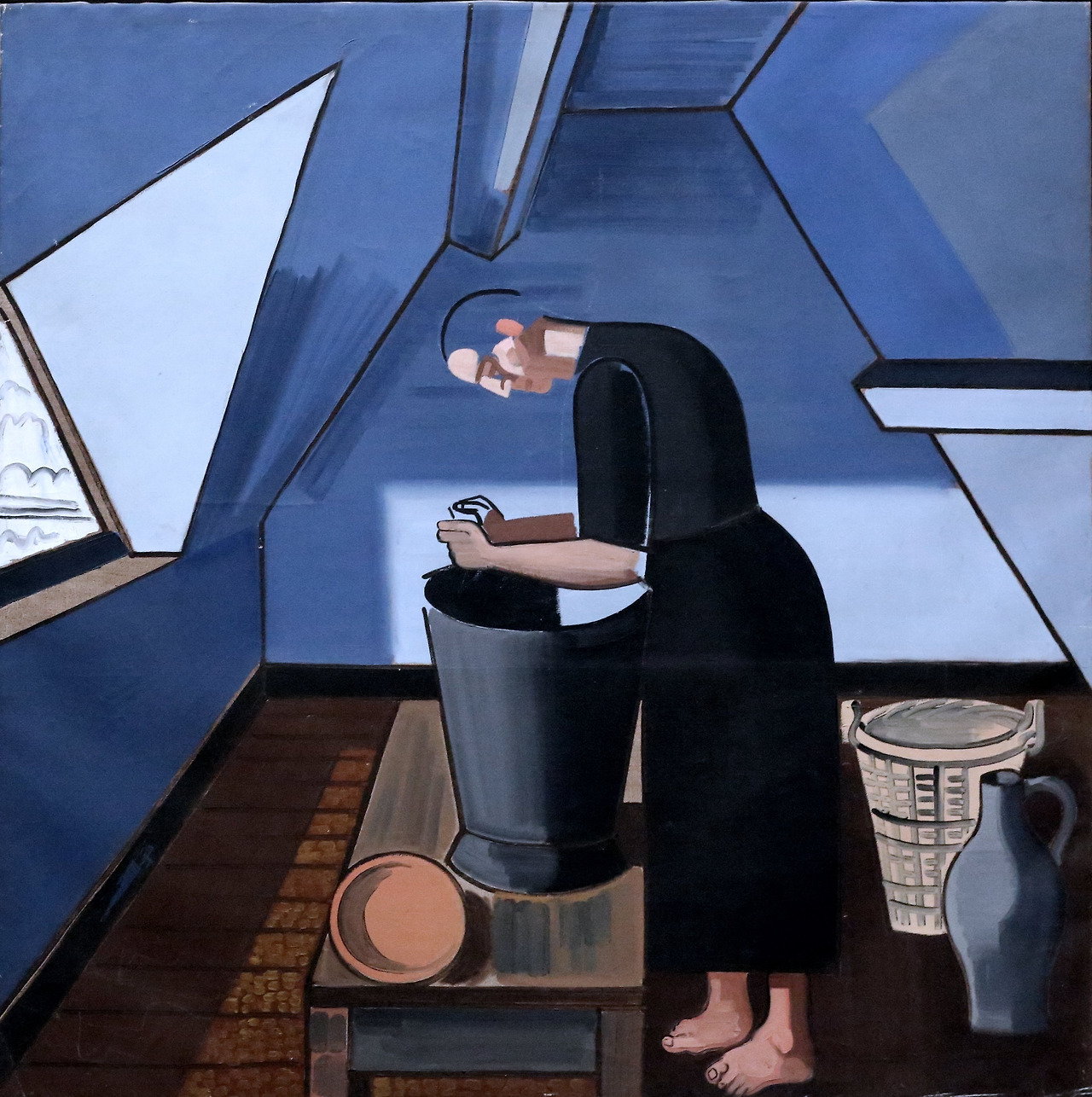 Jean Brusselmans. 1884-1953. Bruxelles. Mansarde II. The Attic II. 1939. Gent. Musée des Beaux Arts..jpg