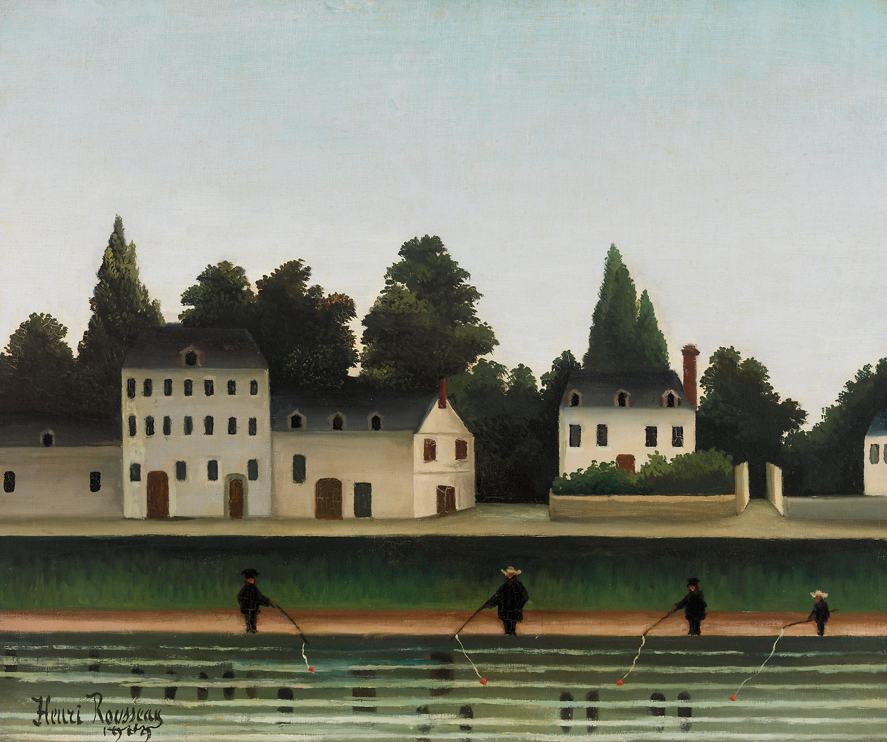 Landscape and Four Fisherman  1909. Oil on canvas. 46,4 x 55,2 cm. The Barnes Foundation, Philadelphia.jpg