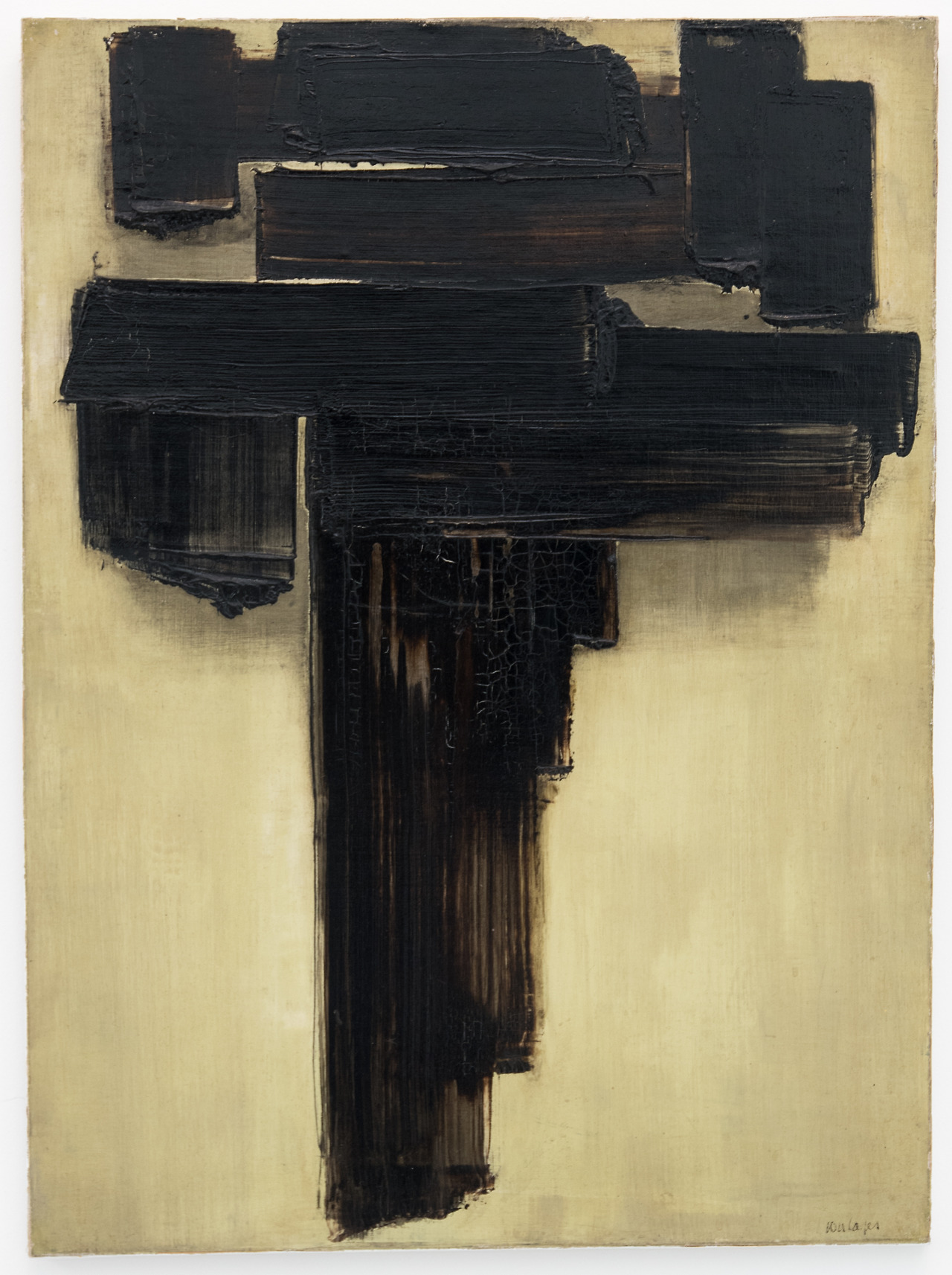 Pierre Soulages (né en 1919) %22Peinture 81*60 cm - 6 janvier 1957%22 (huile sur toile) musée Fabre, Montpellier (Hérault, France) 1.jpg