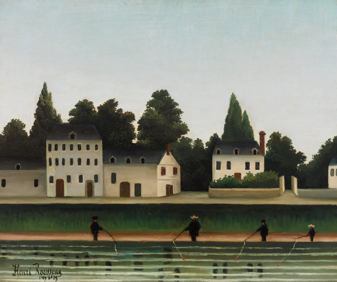 마크로스코 액자 버전 Landscape and Four Fisherman  1909. Oil on canvas. 46,4 x 55,2 cm. The Barnes Foundation, Philadelphia..jpg