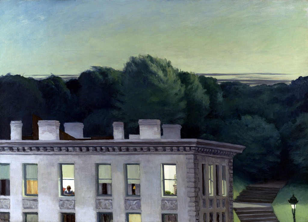 House at Dusk  1935. Oil on canvas. 92,07 x 127 cm. Virginia Museum of Fine Arts, Richmond..jpg