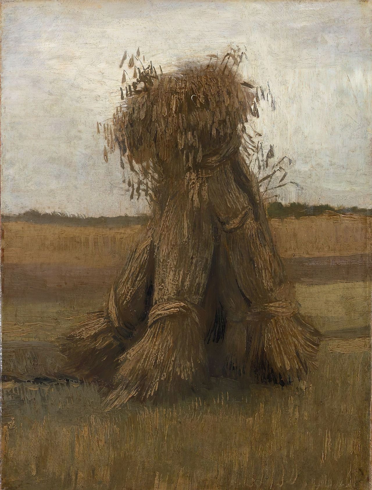 1885 Van Gogh Sheaves of Wheat in a Field(Kröller-Müller Museum)ultra HD.jpg