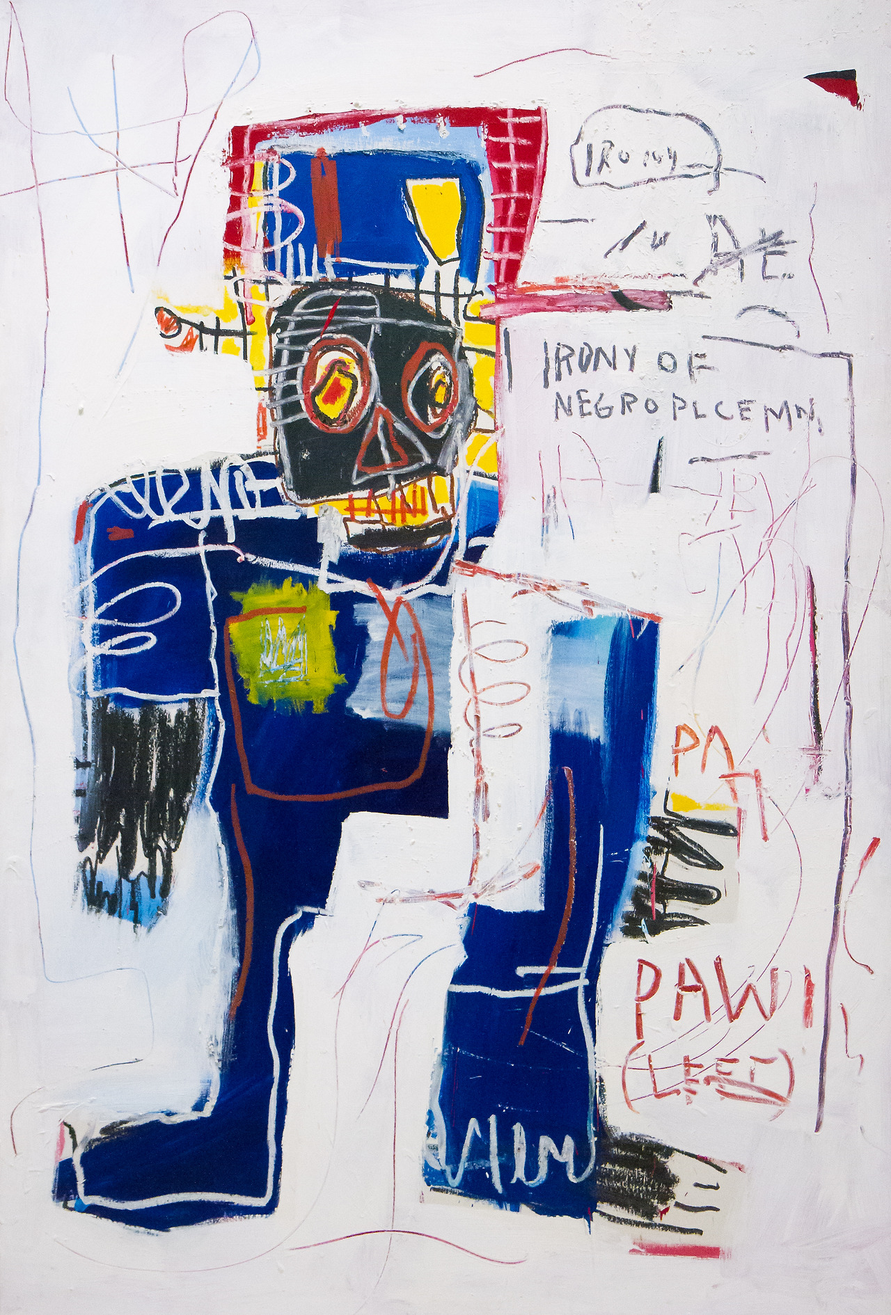 Jean-Michel Basquiat, Irony of Negro Policeman.jpg