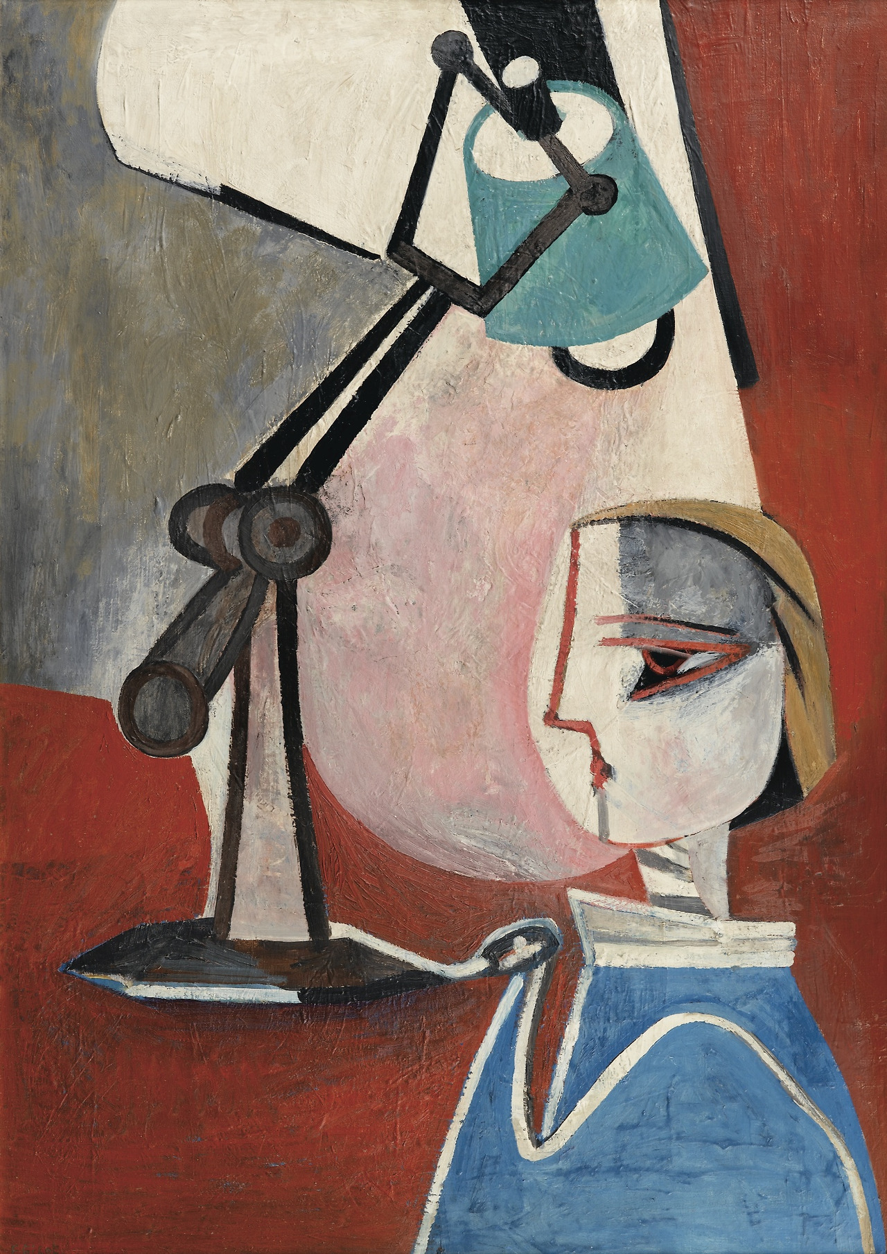 Gilot Françoise- PALOMA À LA LAMPE. 1954.jpg
