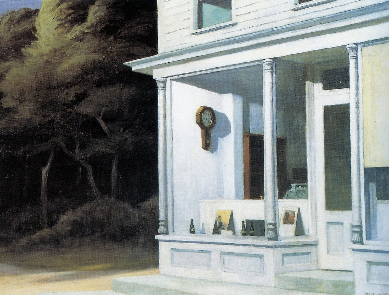 Seven A.M  1948. Oil on canvas. 76,2 x 101,6 cm. Whitney Museum of American Art, New York. 1948 50.8..jpg