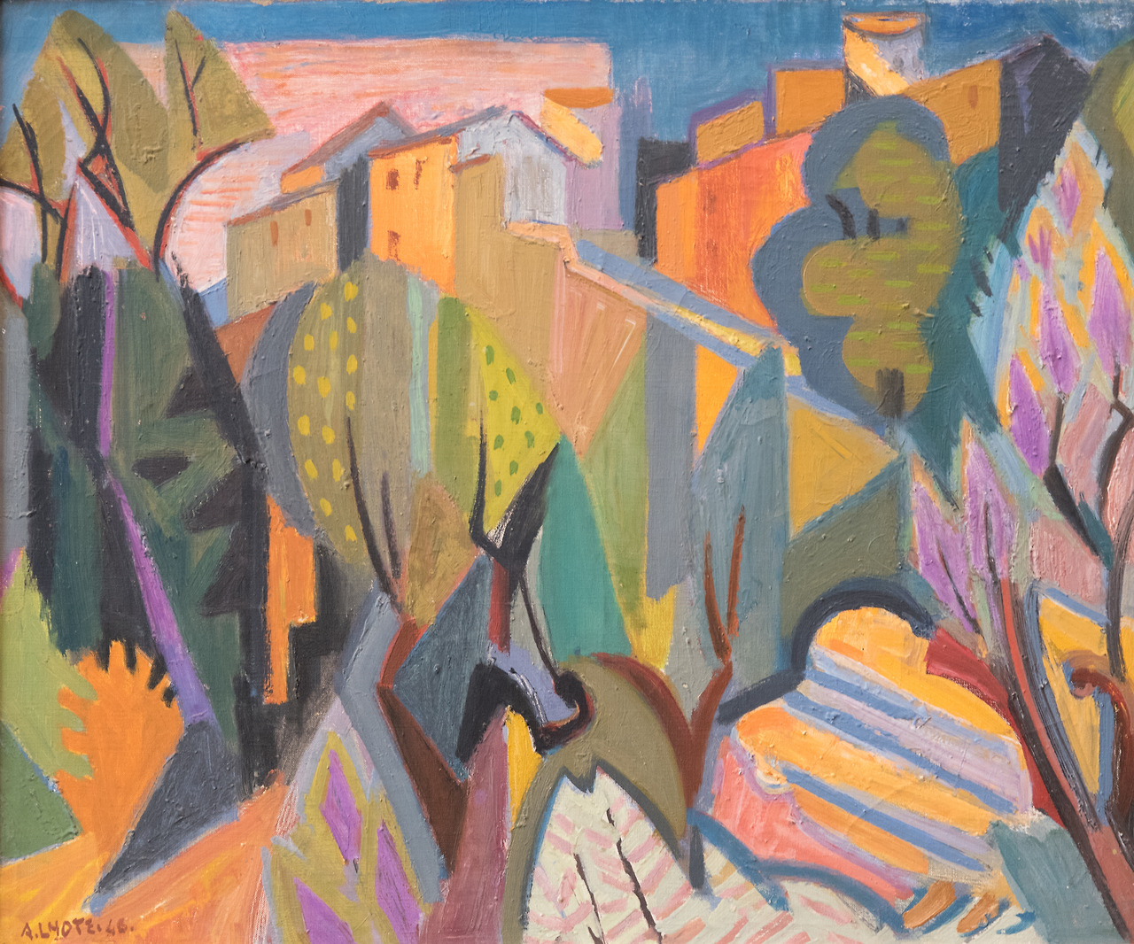 André Lhote (1885-1962) %22Route montant à Gordes%22 .jpg