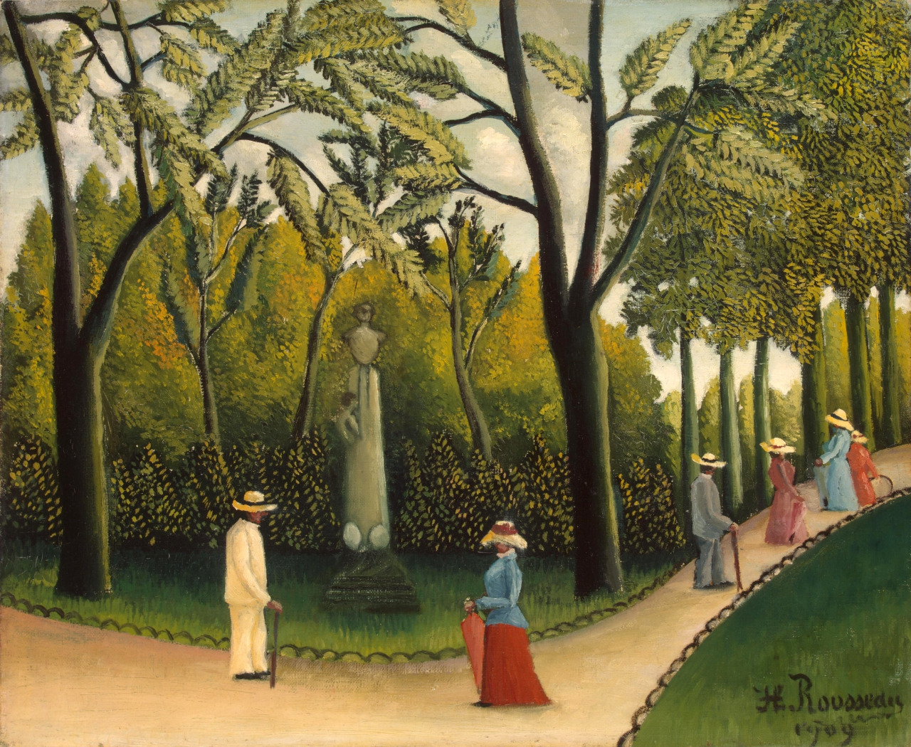 마크로스코 액자 버전 Luxembourg Gardens. Monument to Chopin  1909. Oil on canvas. 38 x 47 cm. The State Hermitage Museum, Saint Petersburg..jpg