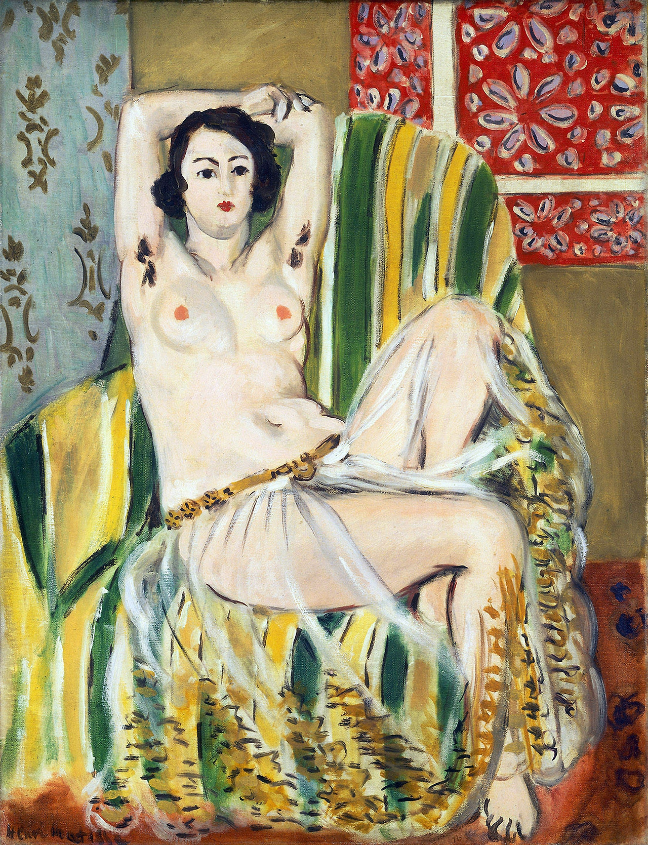 odalisque-seated-with-arms-raised-green-striped-chair_13603898655_o.jpg