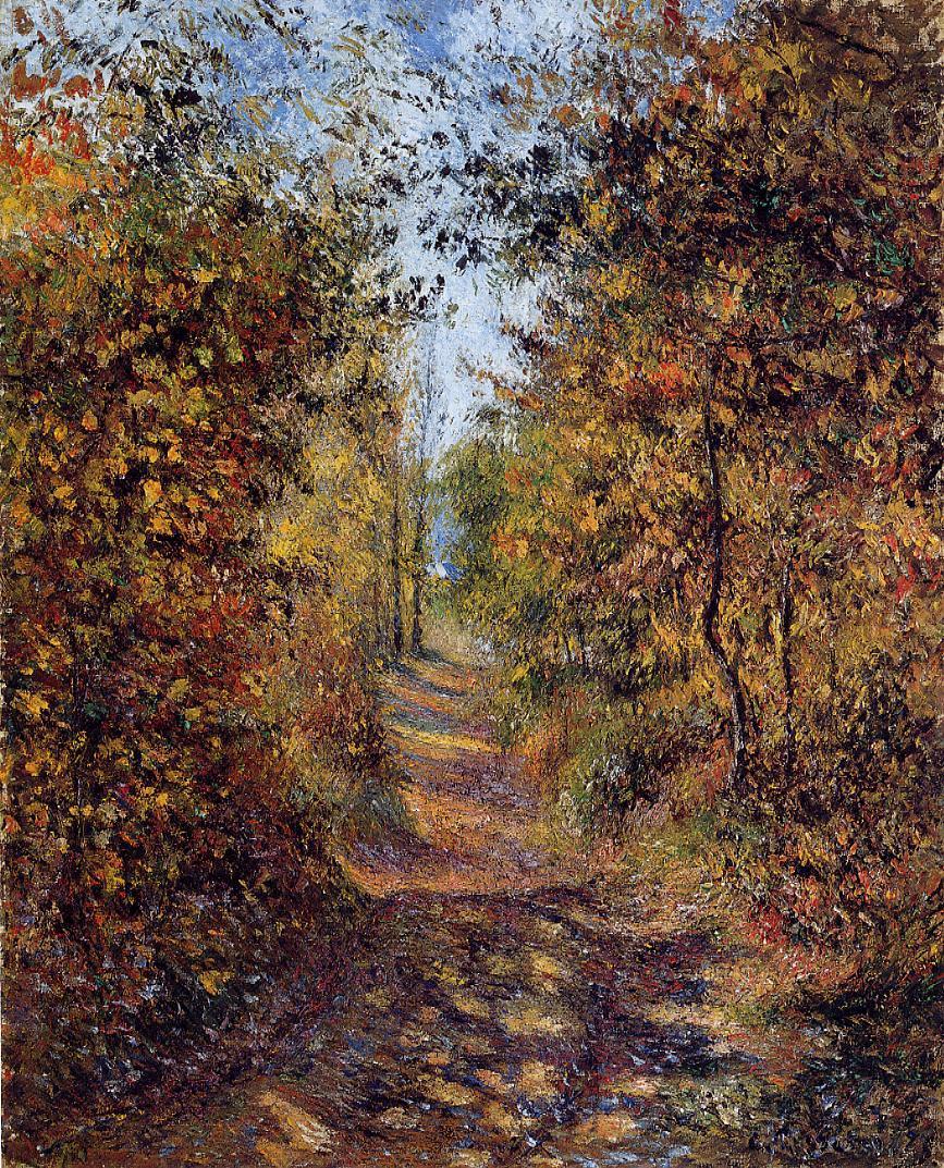 Camille Pissarro - A Path in the Woods, Pontoise.jpg