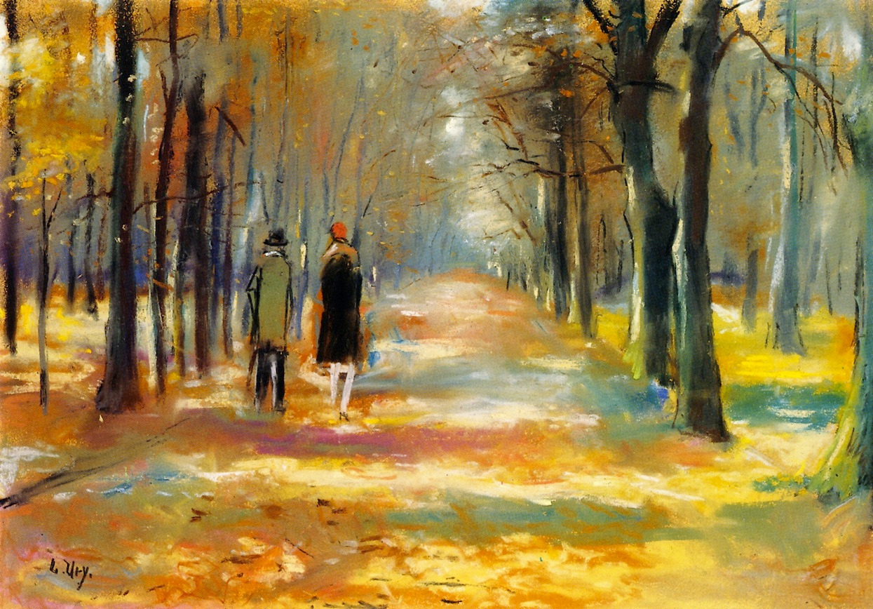Lesser Ury - Strolling in the Forest.jpg