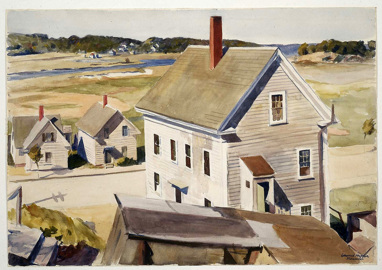 House by ‘Squam River, Gloucester (Cape Ann, Massachusetts)  1926. Watercolor over graphite pencil on paper. 34,3 x 48,4 cm. Museum of Fine Arts, Boston. 48.7.jpg
