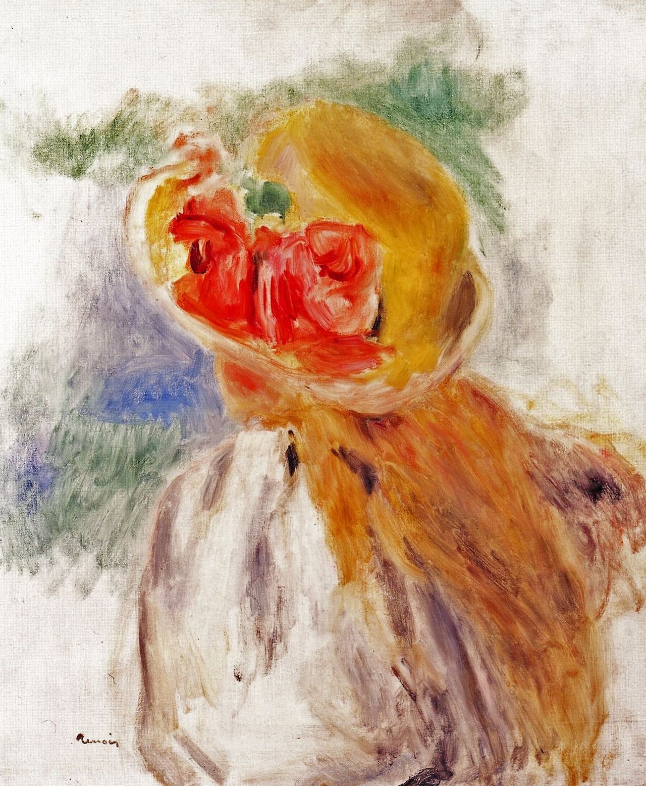 1900-1905 Renoir Young Girl in a Flowered Hat(private collection).jpg
