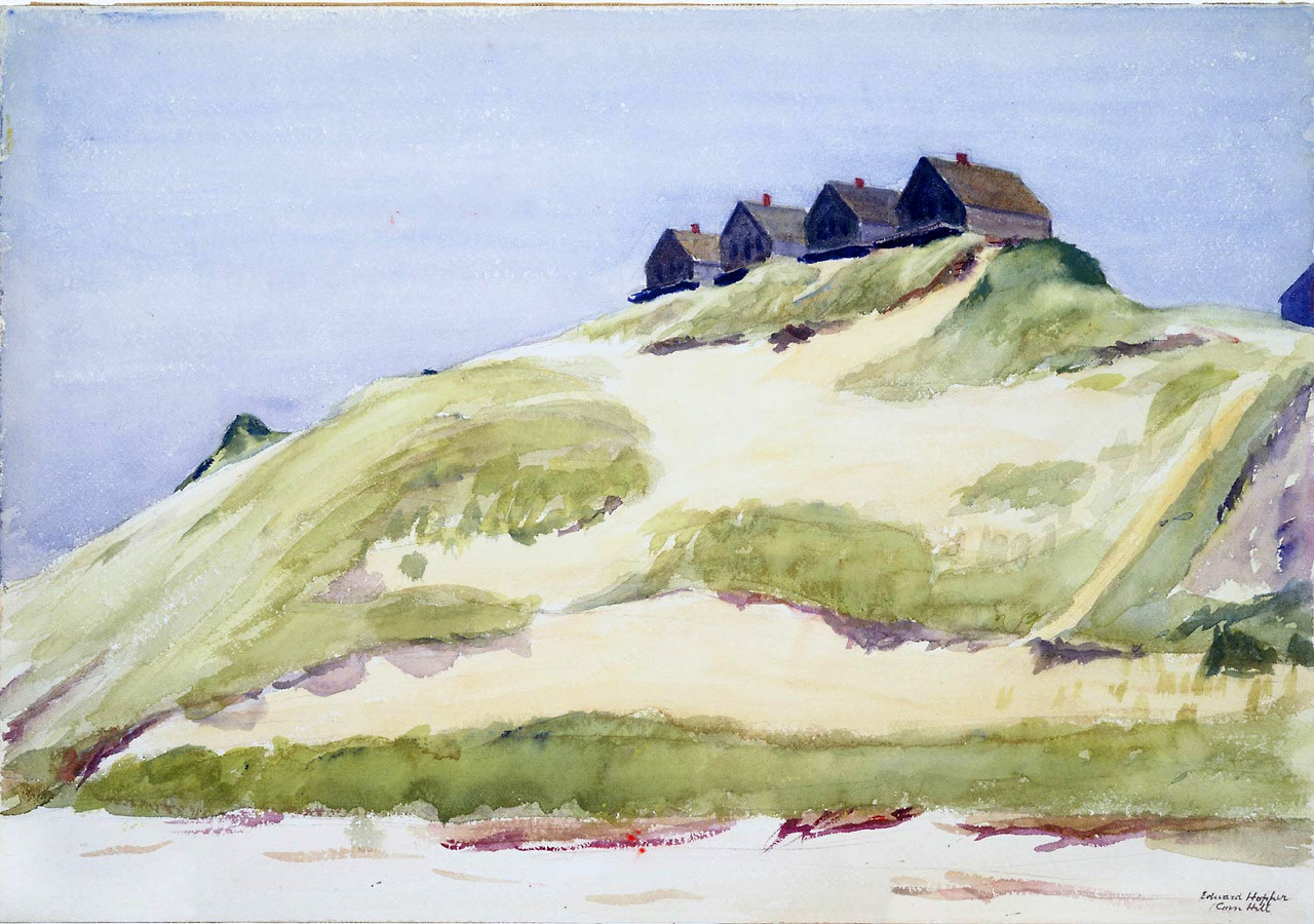 Corn Hill  c. 1930. Watercolor over graphite on watercolor paper. 35,4 x 50,8 cm. Philadelphia Museum of Art, Philadelphia. 2003.jpg