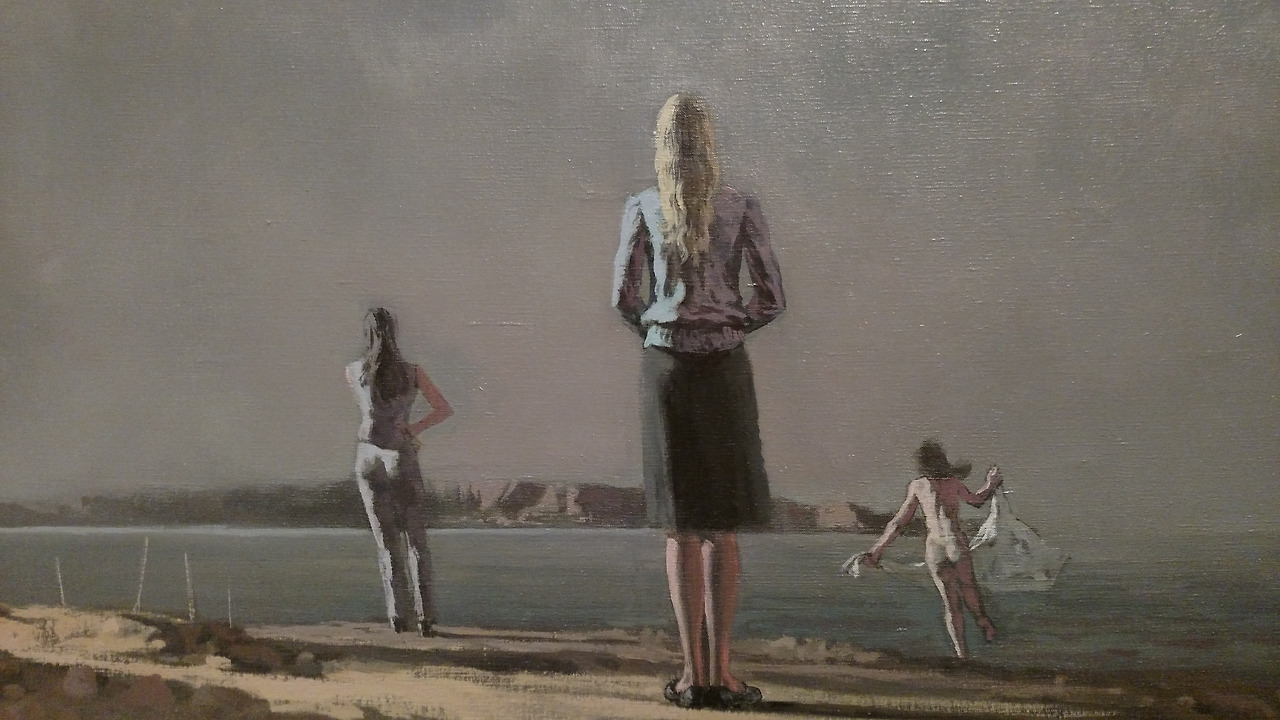 Hughie Lee-Smith - Three Girls - c 1960.jpg