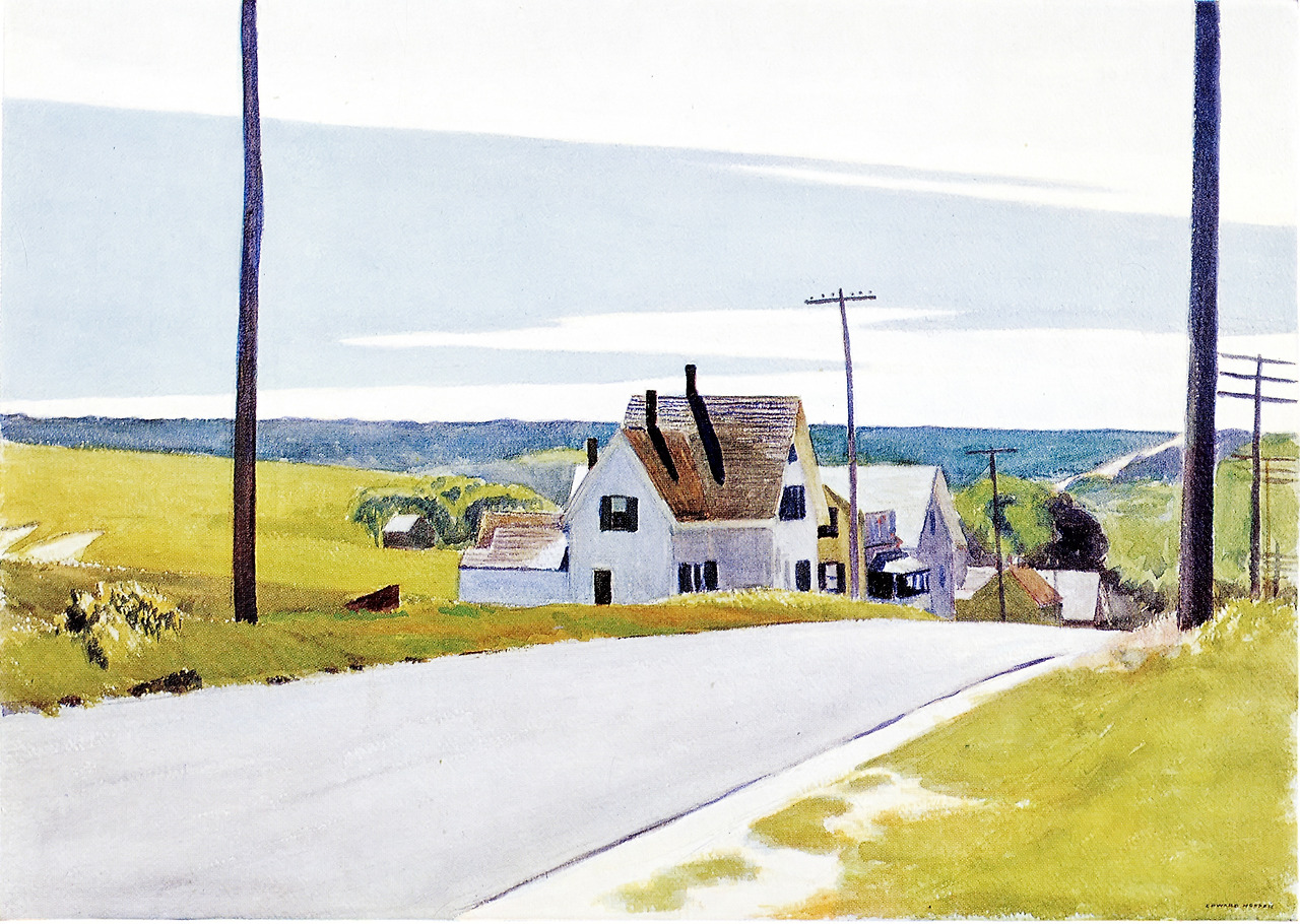 High Road  1931. Watercolor and graphite pencil on paper. 50,8 x 71 cm. Whitney Museum of American Art, New York. 70.1.jpg