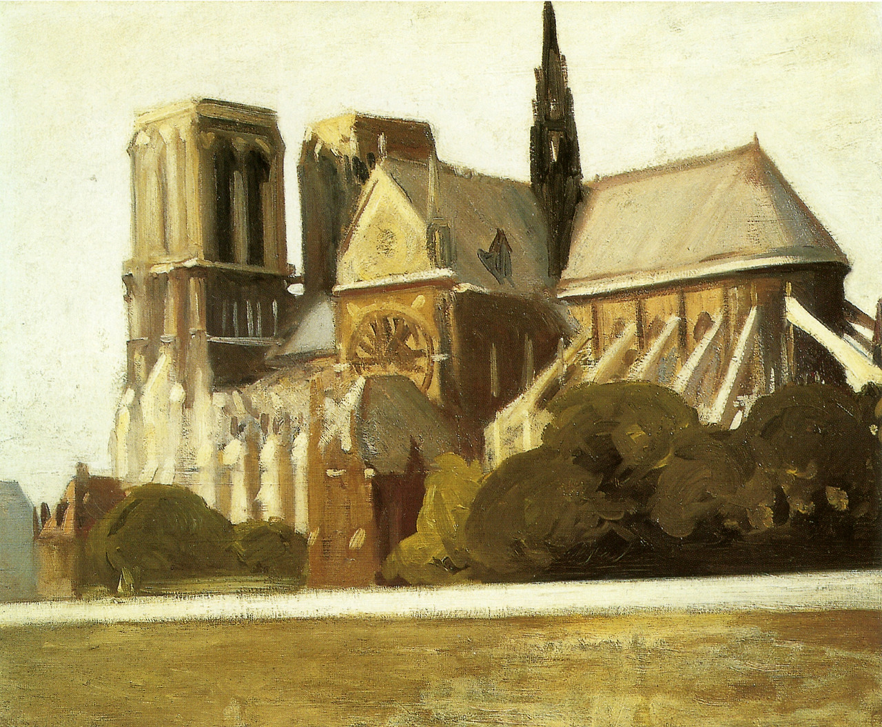 Notre Dame  1907. Oil on canvas. 59,7 x 72,4 cm. Whitney Museum of American Art, New York. 7.jpg