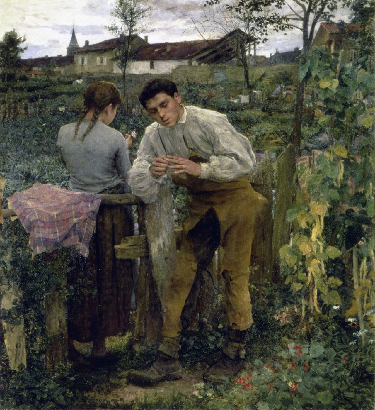 Jules Bastien-Lepage - Rural Love [1883]  [Pushkin Museum, Moscow - Oil on canvas, 199 x 181 cm].jpg