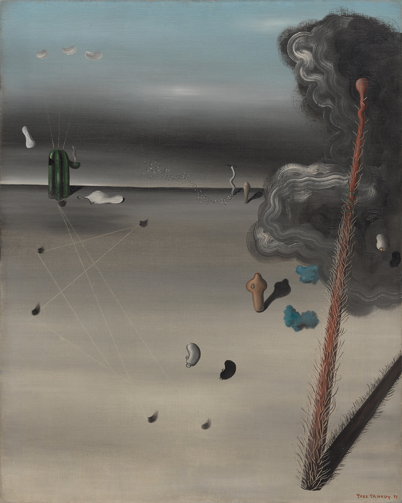 Yves Tanguy (1900–1955), Mama, Papa Is Wounded!, 1927  Yves Tanguy (1900–1955)  Mama, Papa Is Wounded!  1927     Oil on canvas  92.1 x 73 cm     Museum of Modern Art, New York.jpg