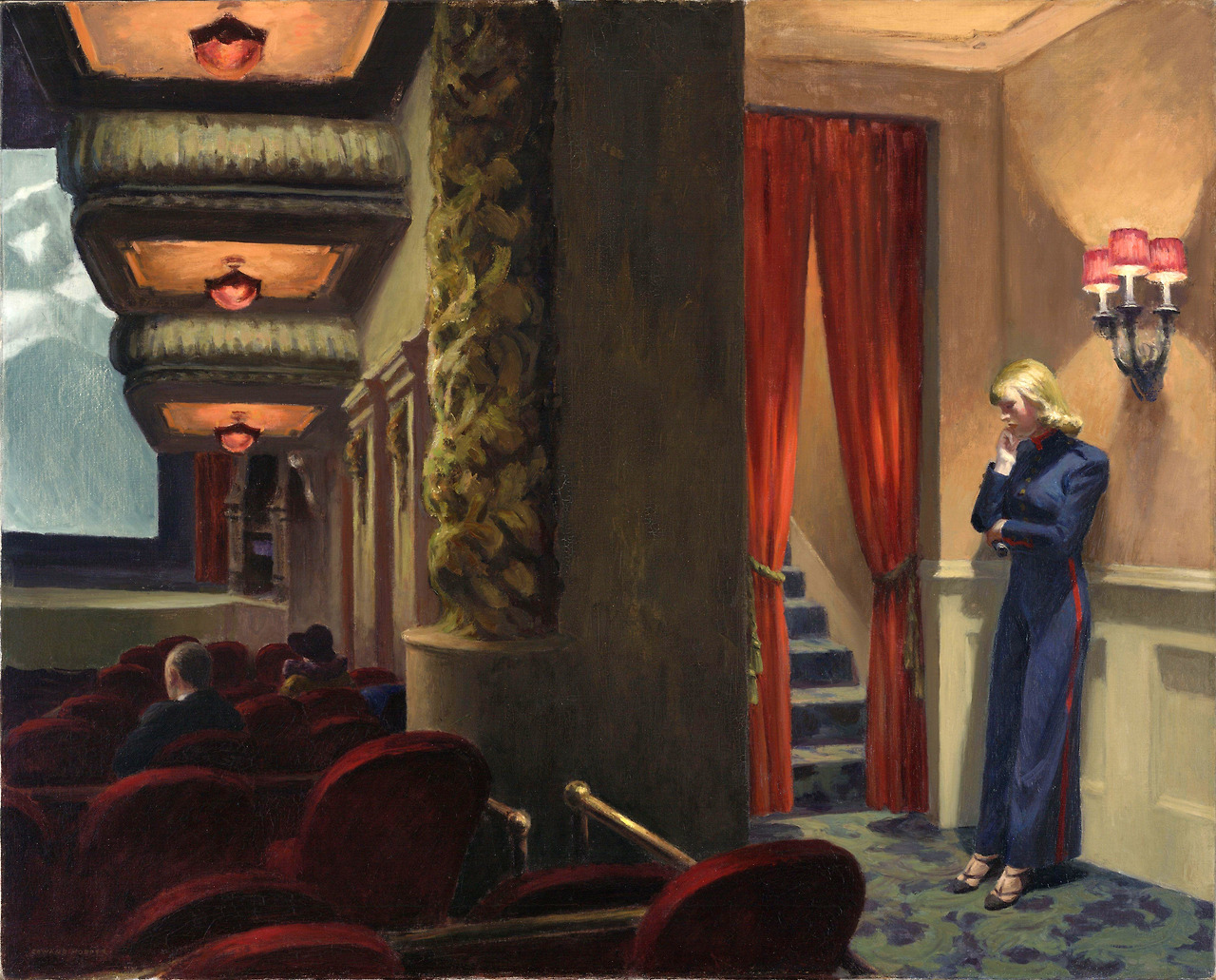 New York Movie  1939. Oil on canvas. 81,9 x 101,9 cm. Museum of Modern Art, New York. 396.1941.jpg
