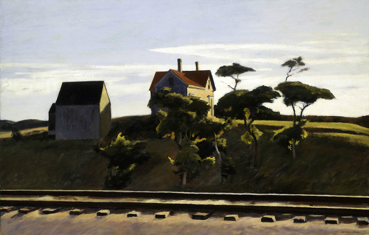 New York, New Haven and Hartford  1931. Oil on canvas. 81,28 x 127 cm. Indianapolis Museum of Art, Indianapolis..jpg