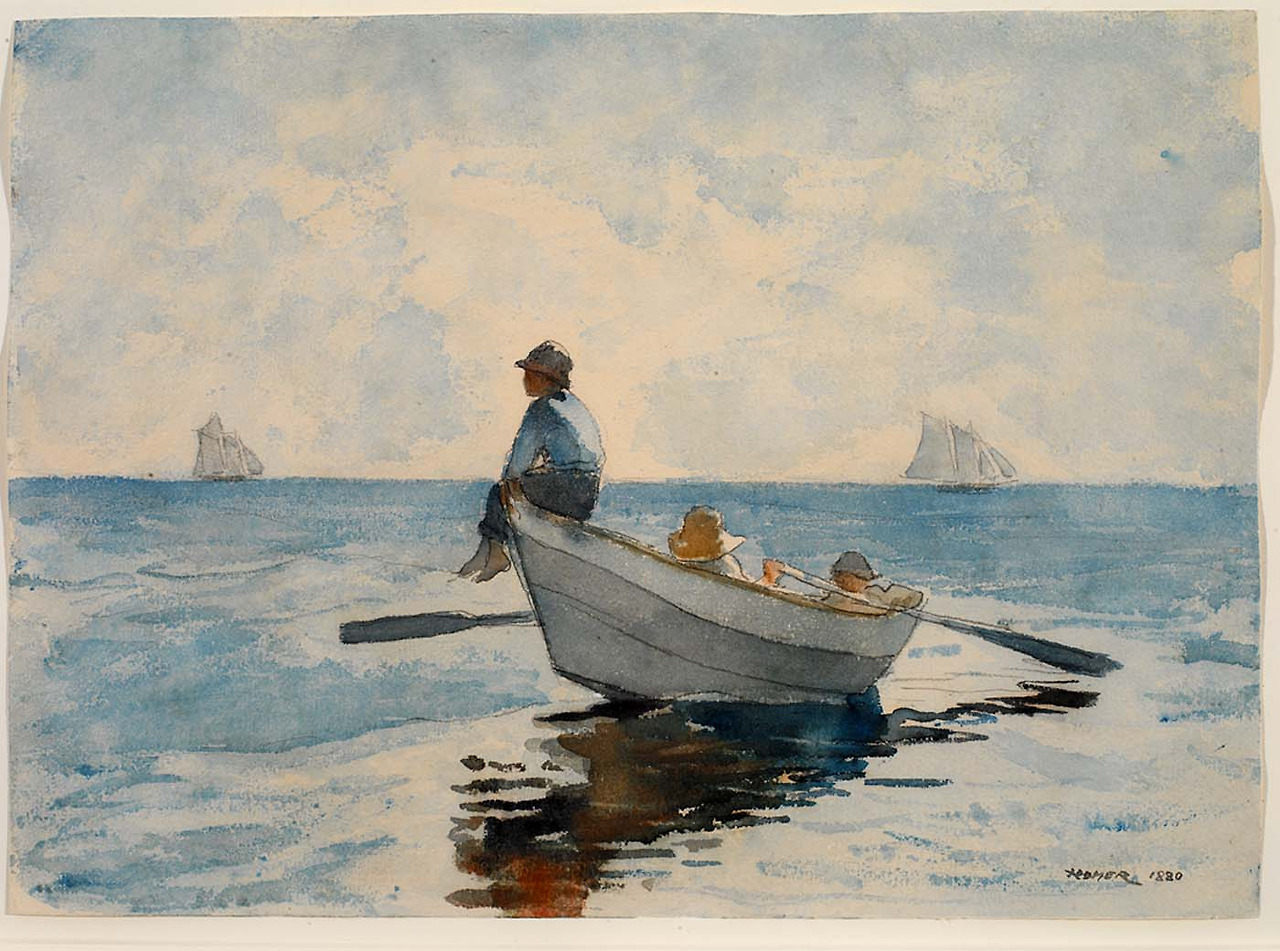 Winslow Homer - Boys in a Dory [1880].jpg