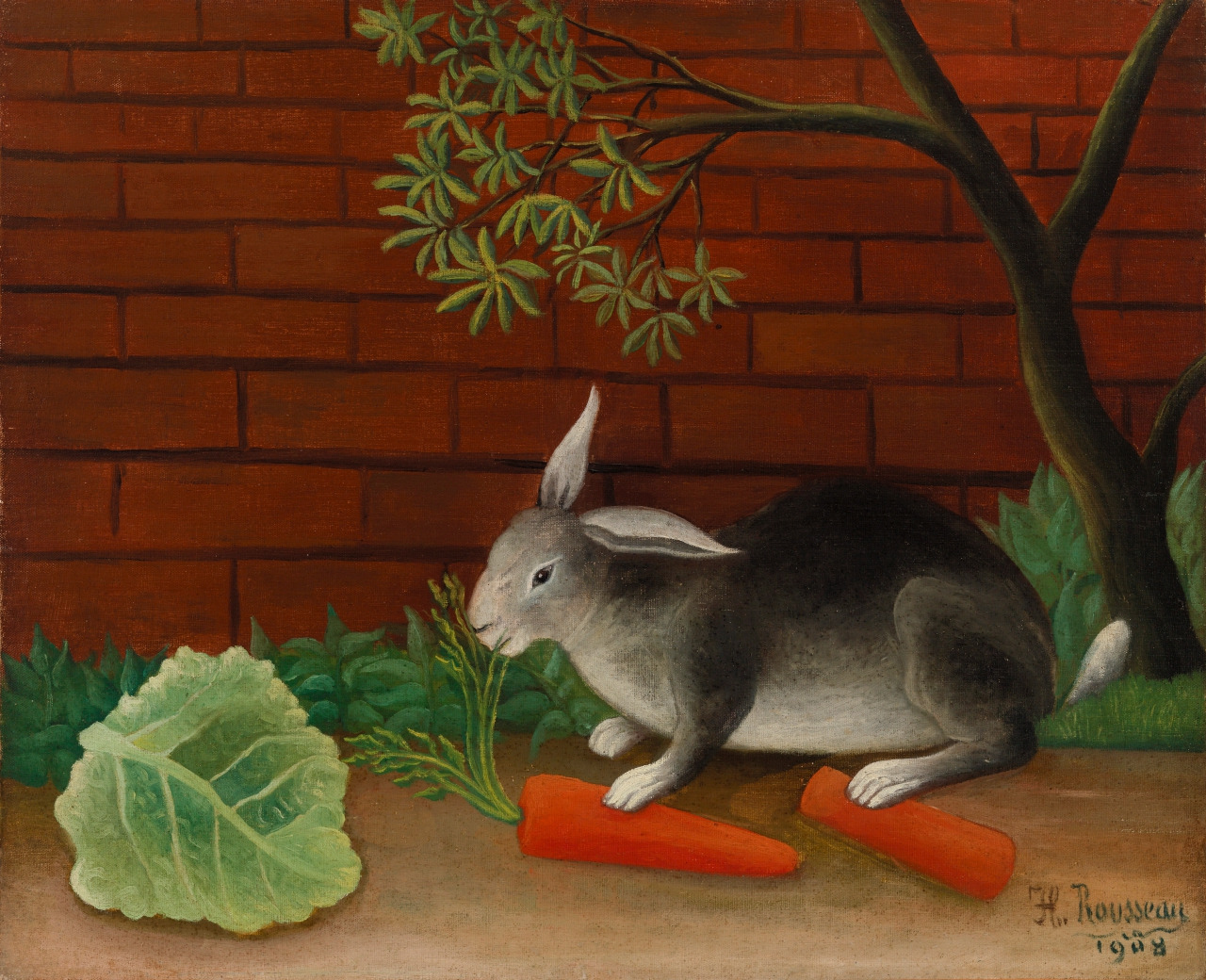마크로스코 액자 버전 The Rabbit's Meal  1908. Oil on canvas. 49,8 x 61,3 cm. The Barnes Foundation, Philadelphia. BF578.jpg