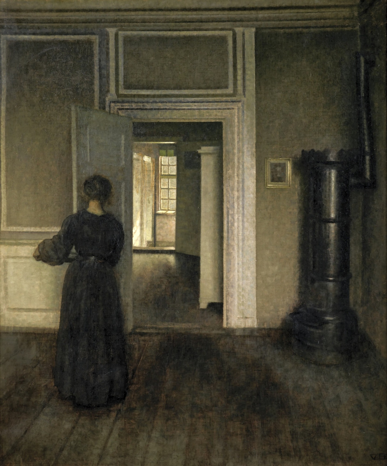 hammershoi-vilhelm---interior-with-stove-and-standing-woman-dressed-in-black-strandgade-30_19983245302_o.jpg