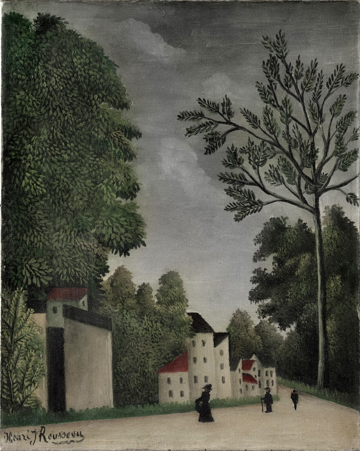 Village Street  1909-1910. Oil on canvas. 43,5 x 35,9 cm. Philadelphia Museum of Art, Philadelphia.jpg
