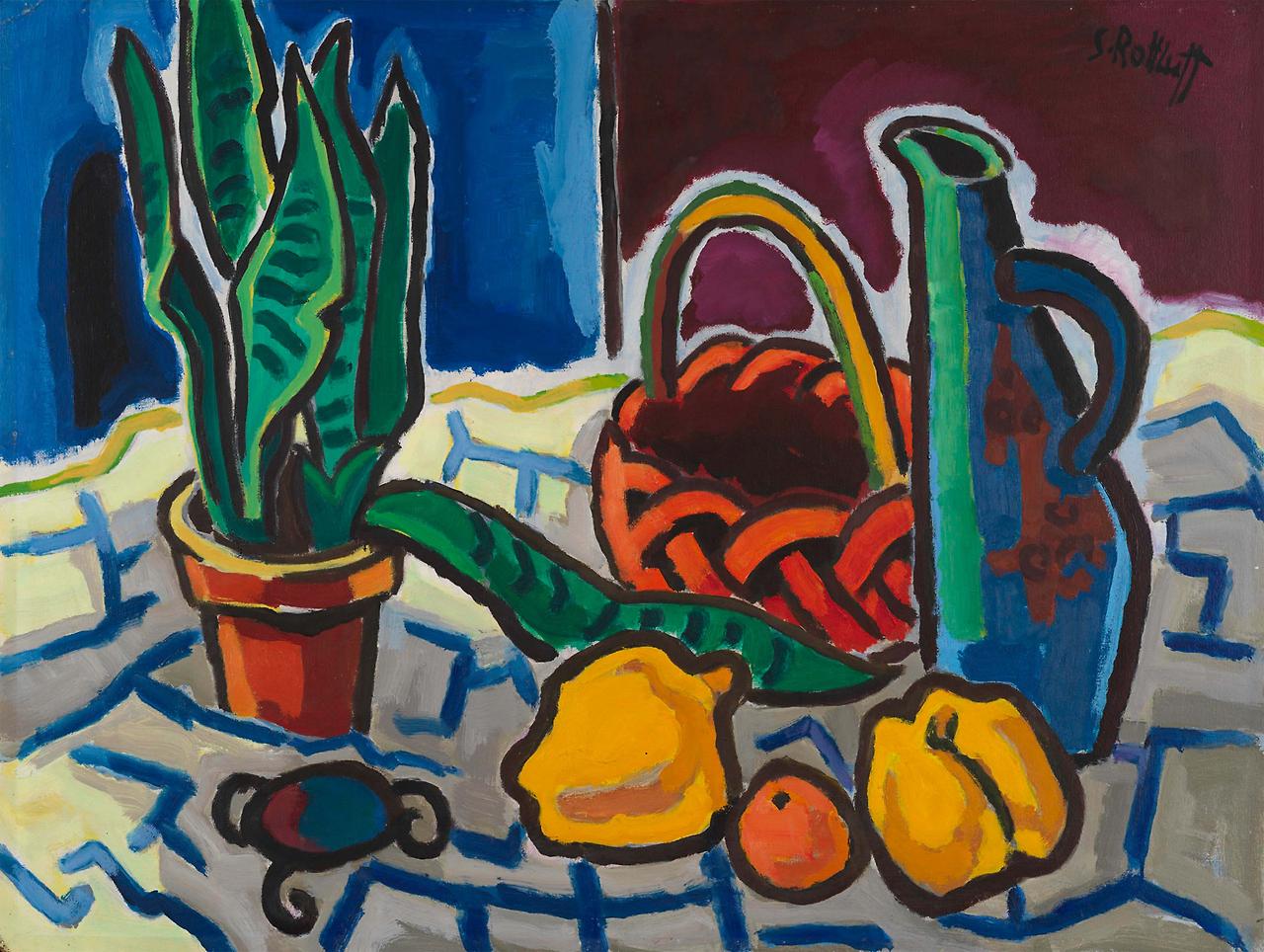 schmidt-rottluff-karl---berlino---brucke-museum---zwischen-sanseverie-und-krug-1956-olio-su-cartone-77-x-102-cm_51508894232_o.jpg