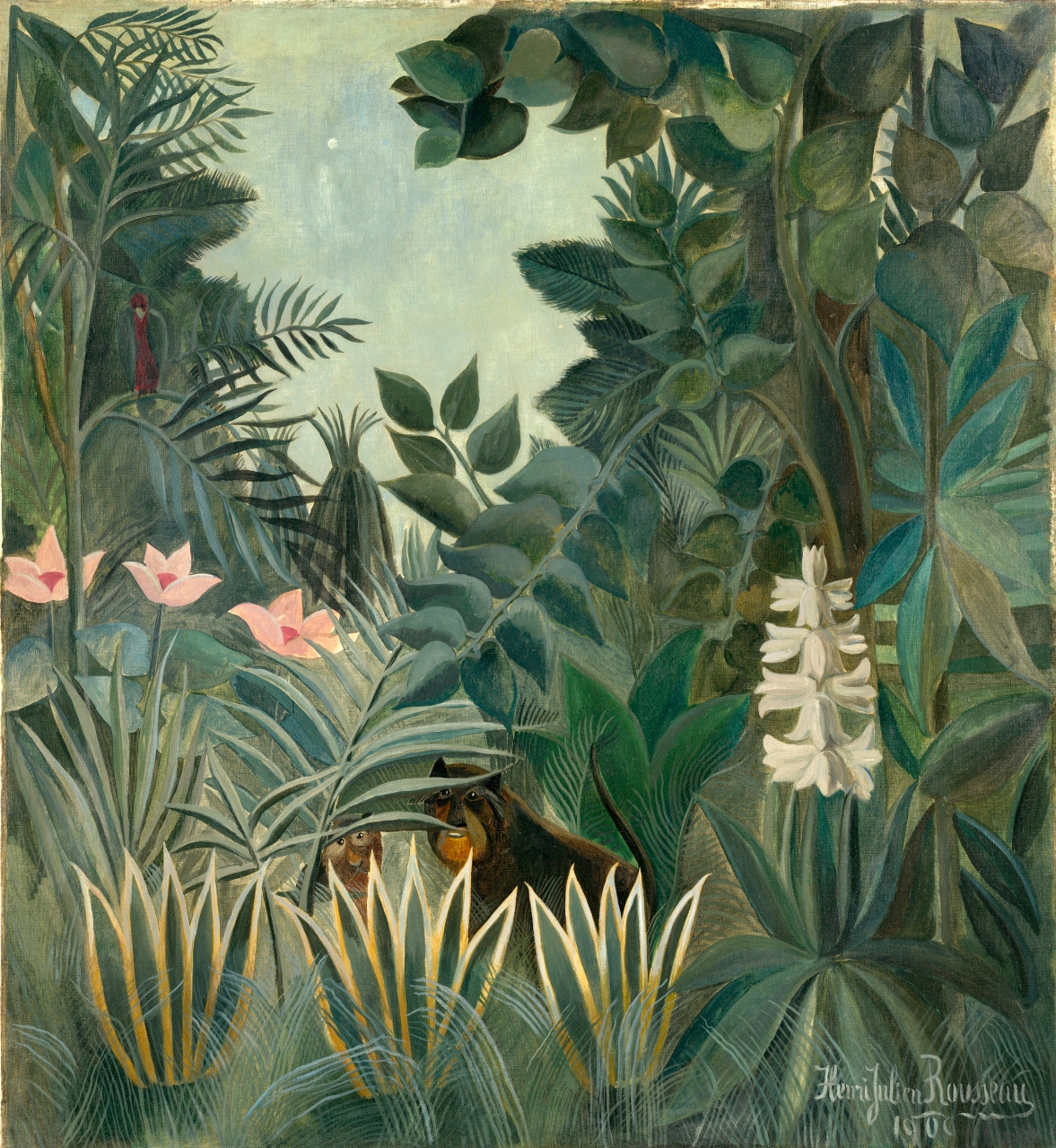 마크로스코 액자 버전 The Equatorial Jungle  1909. Oil on canvas. 140,6 x 129,5 cm. National Gallery of Art, Washington. 1963.10.213..jpg
