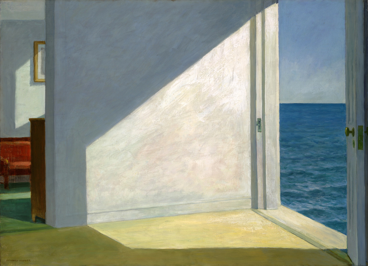 Rooms by the Sea  1951. Oil on canvas. 74,3 x 101,6 cm. Yale University Art Gallery, New Haven, Connecticut..jpg