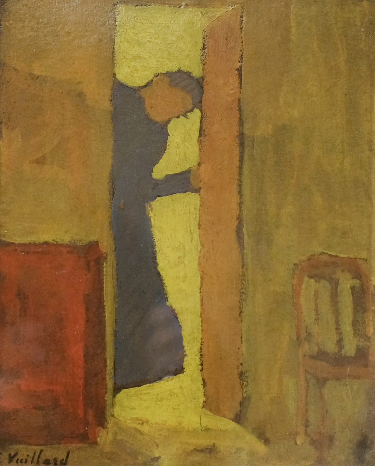 Edouard Vuillard, The Artist's Mother Opening a Door.jpg