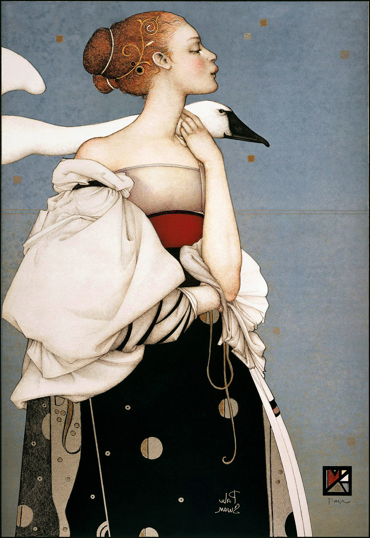 Michael Parkes %22Pale Swan%22 1966.jpg