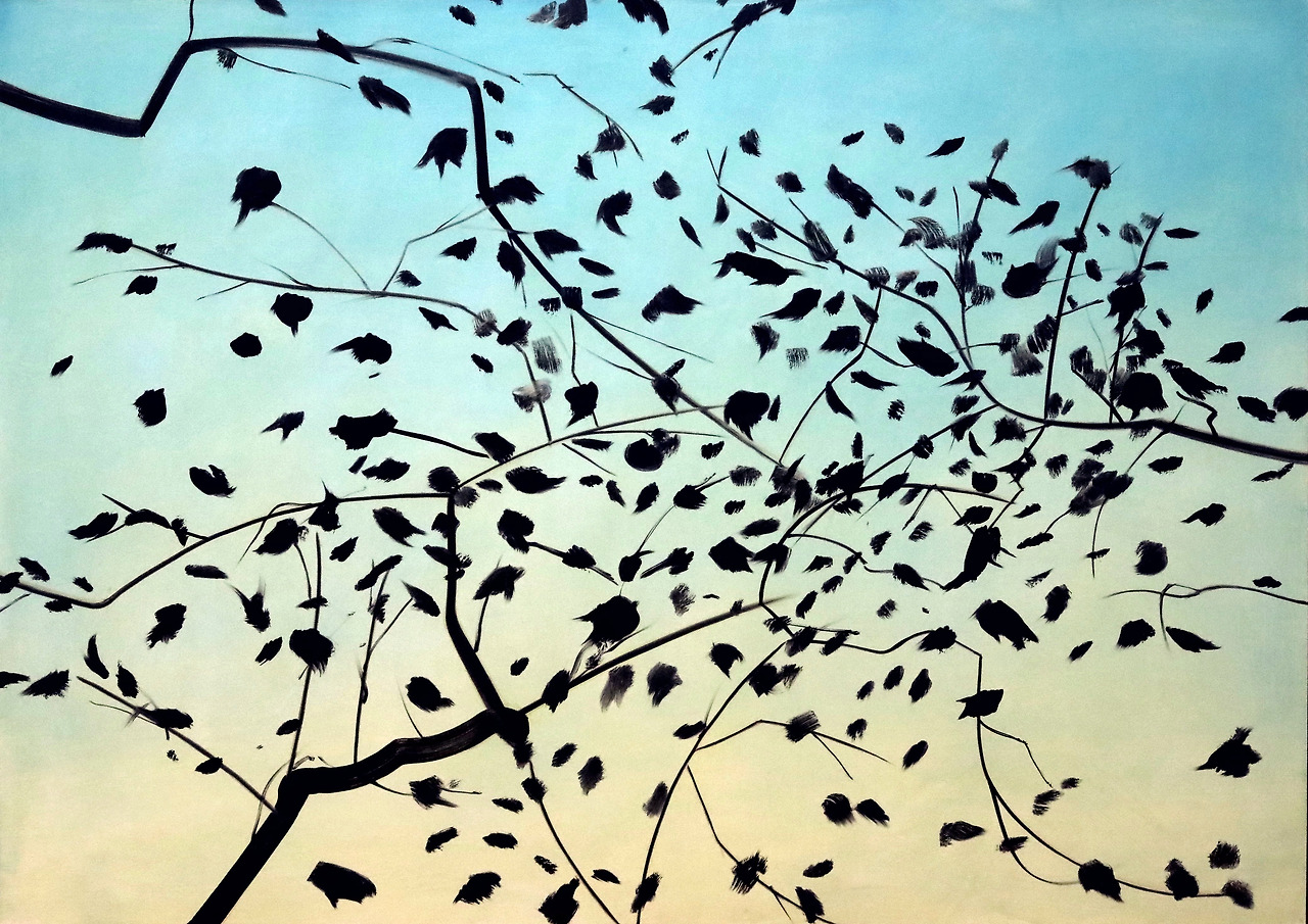 Alex Katz 1927 New York 3 P.M. November 1996 Musée Munich Brandhorst.jpg