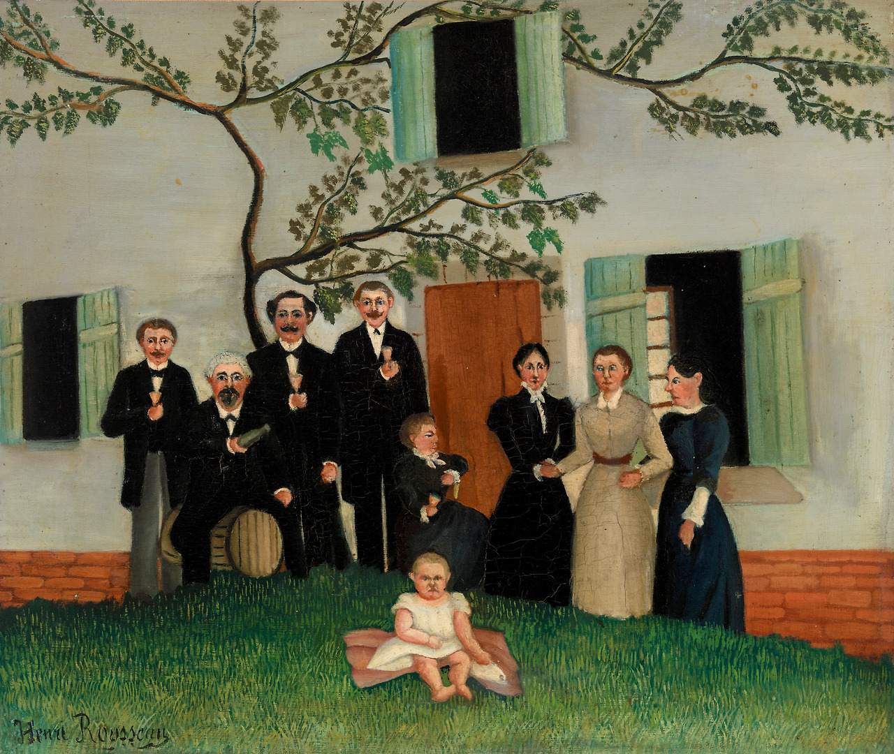 The Family  1890-1900. Oil on canvas. 46,4 x 55,9 cm. The Barnes Foundation, Philadelphia.jpg