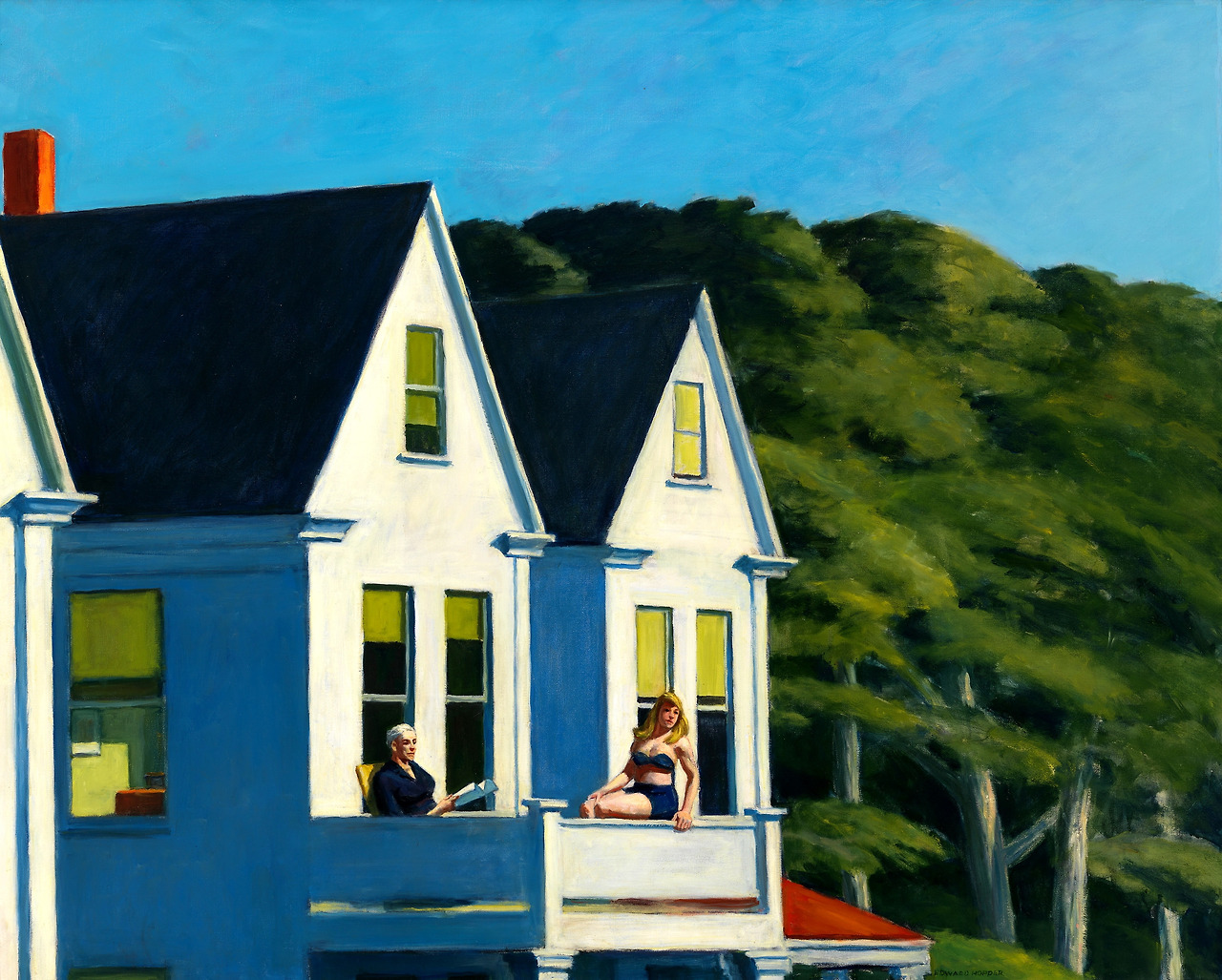 Second Story Sunlight  1960. Oil on canvas. 102,1 x 127,3 cm. Whitney Museum of American Art, New York. 60..jpg