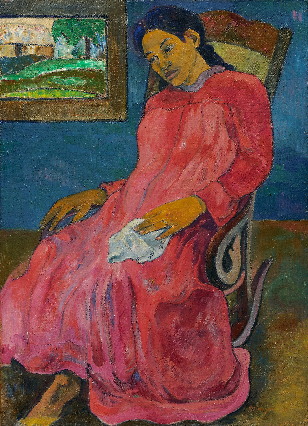 gauguin-paul---kansas-city---nelson-atkins-museum-of-art---reverie-ou-la-femme-a-la-robe-rouge-1891-olio-su-tela-9398-x-6826-cmga05_50496745762_o.jpg