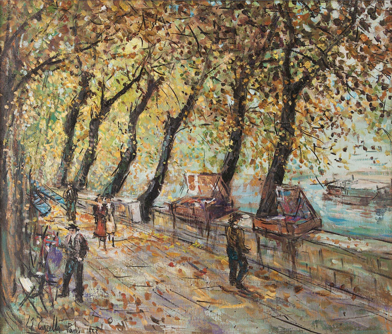 Michele Cascella - Along the Seine.jpg