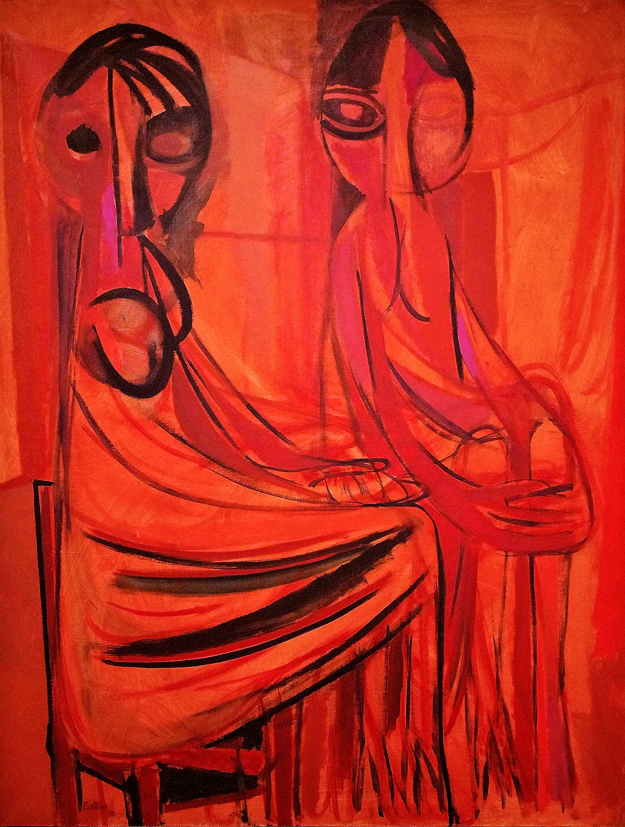 Musée Estève - %22Les soeurs de Barcelone%22 (1936)  Maurice Estève (1904- 2001) est un peintre autodidacte natif de Culan..jpg