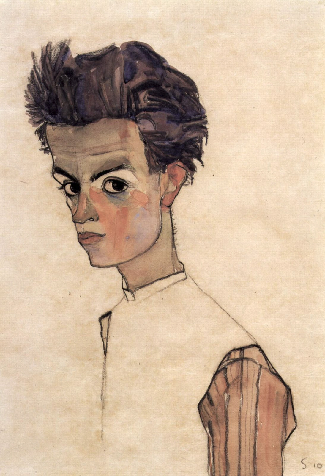 Egon Schiele  Self-portrait c. 1910.jpg